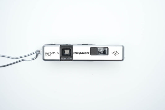 Agfamatic 2008 Pocket with protective cover - 110 film camera