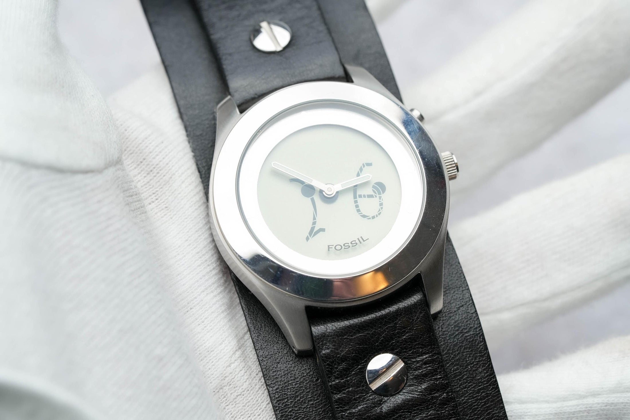 Fossil Big Tic JR-8194 – Iconic Retro Watch with Animation and Robust Look