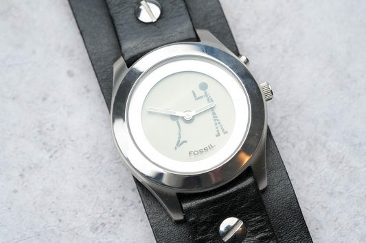 Fossil Big Tic JR-8194 – Iconic Retro Watch with Animation and Robust Look