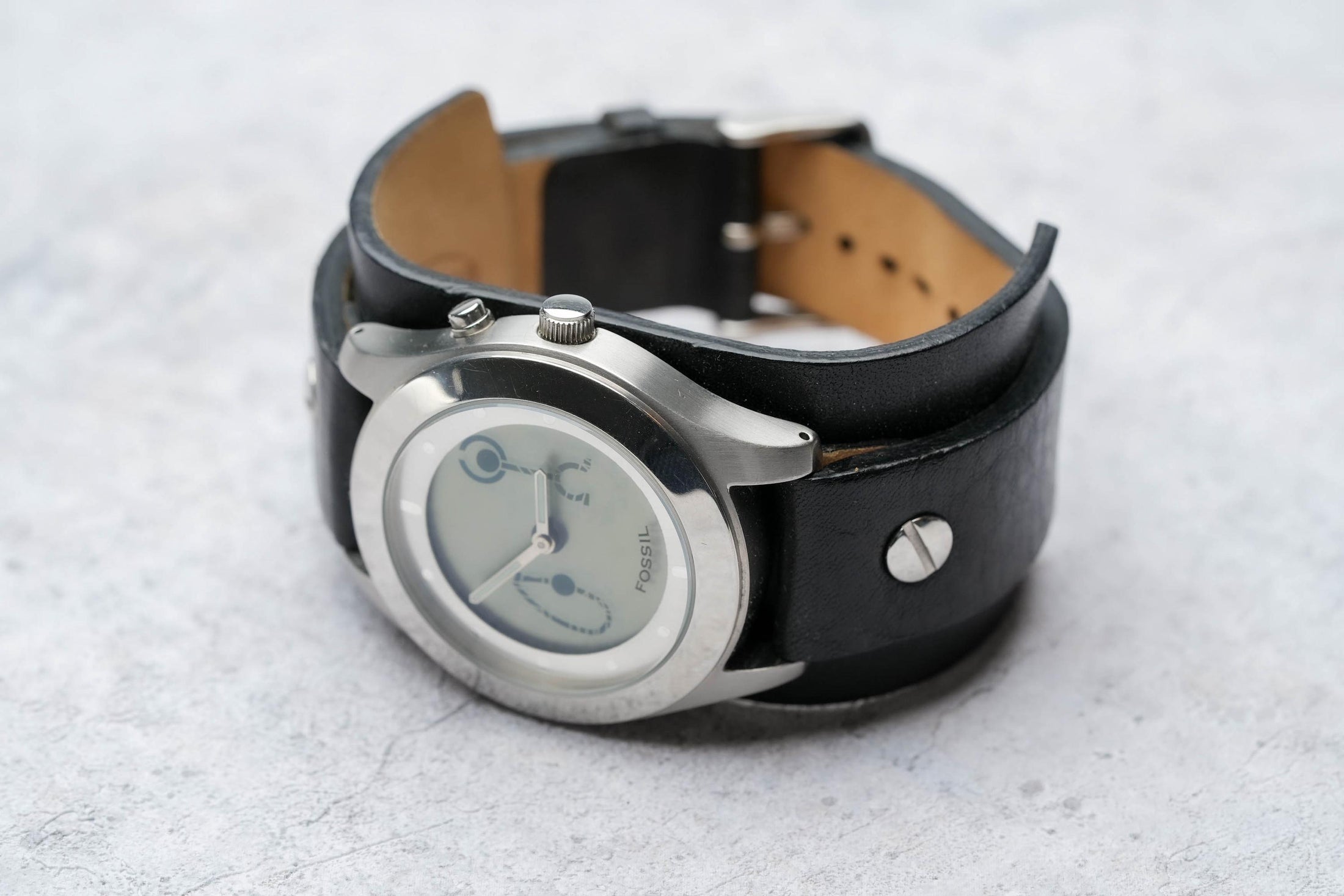 Fossil Big Tic JR-8194 – Iconic Retro Watch with Animation and Robust Look
