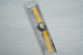 Load image into Gallery viewer, Swatch Scuba 200 "Divine" SDN102 – Vintage Dive Watch 1990 with Yellow Leather Strap
