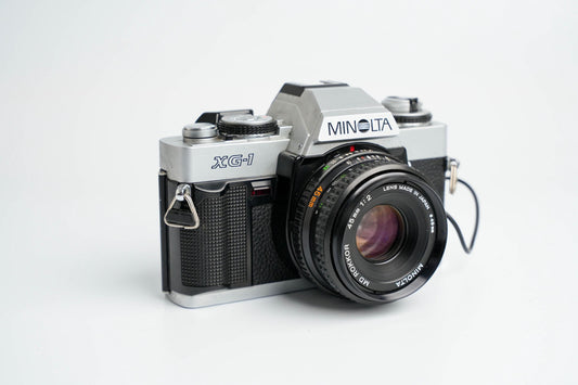 Minolta XG-1 with Data Back G & 45mm f/2 – Fully Working