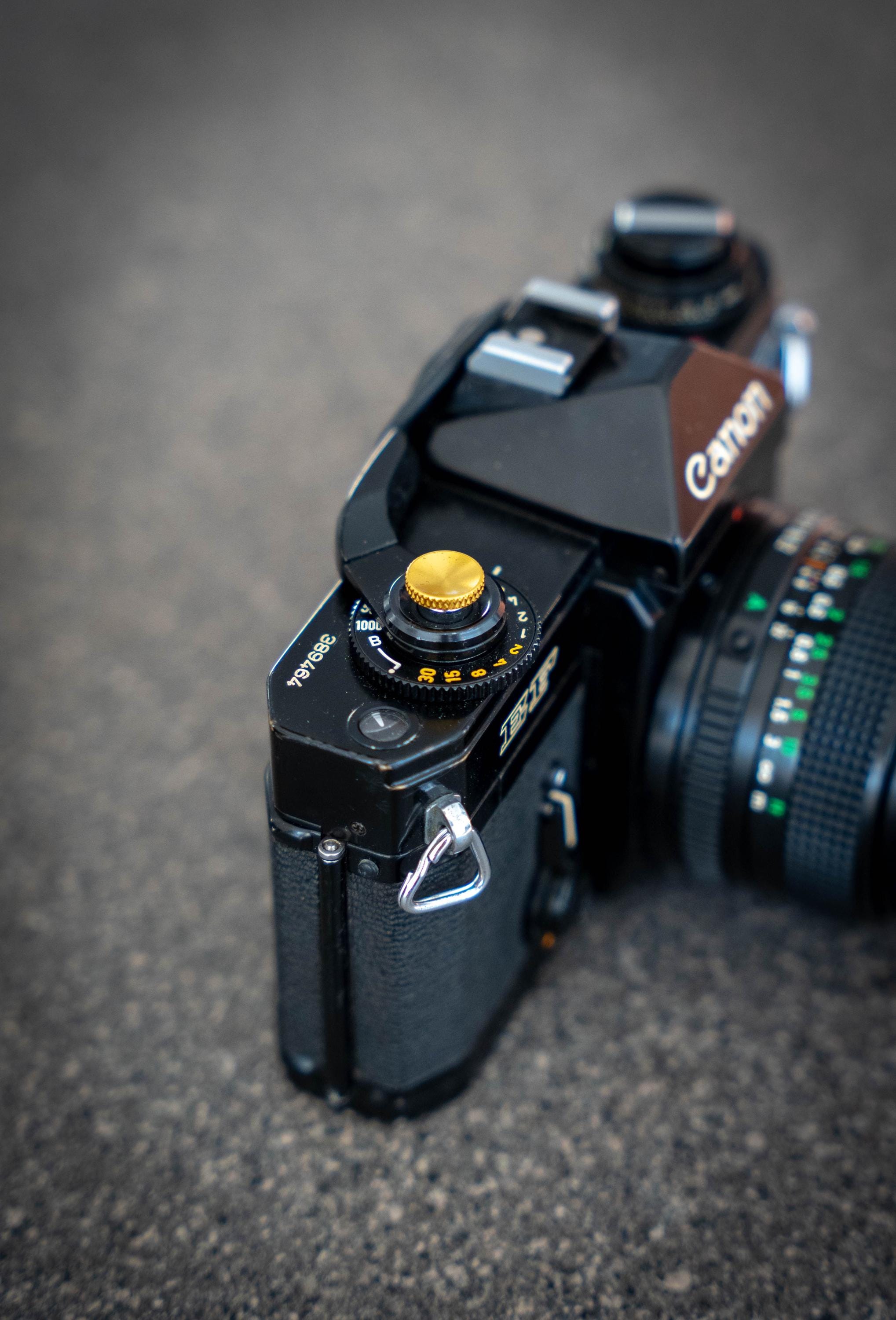 Upgrade your camera with our brass or aluminum shutter button!