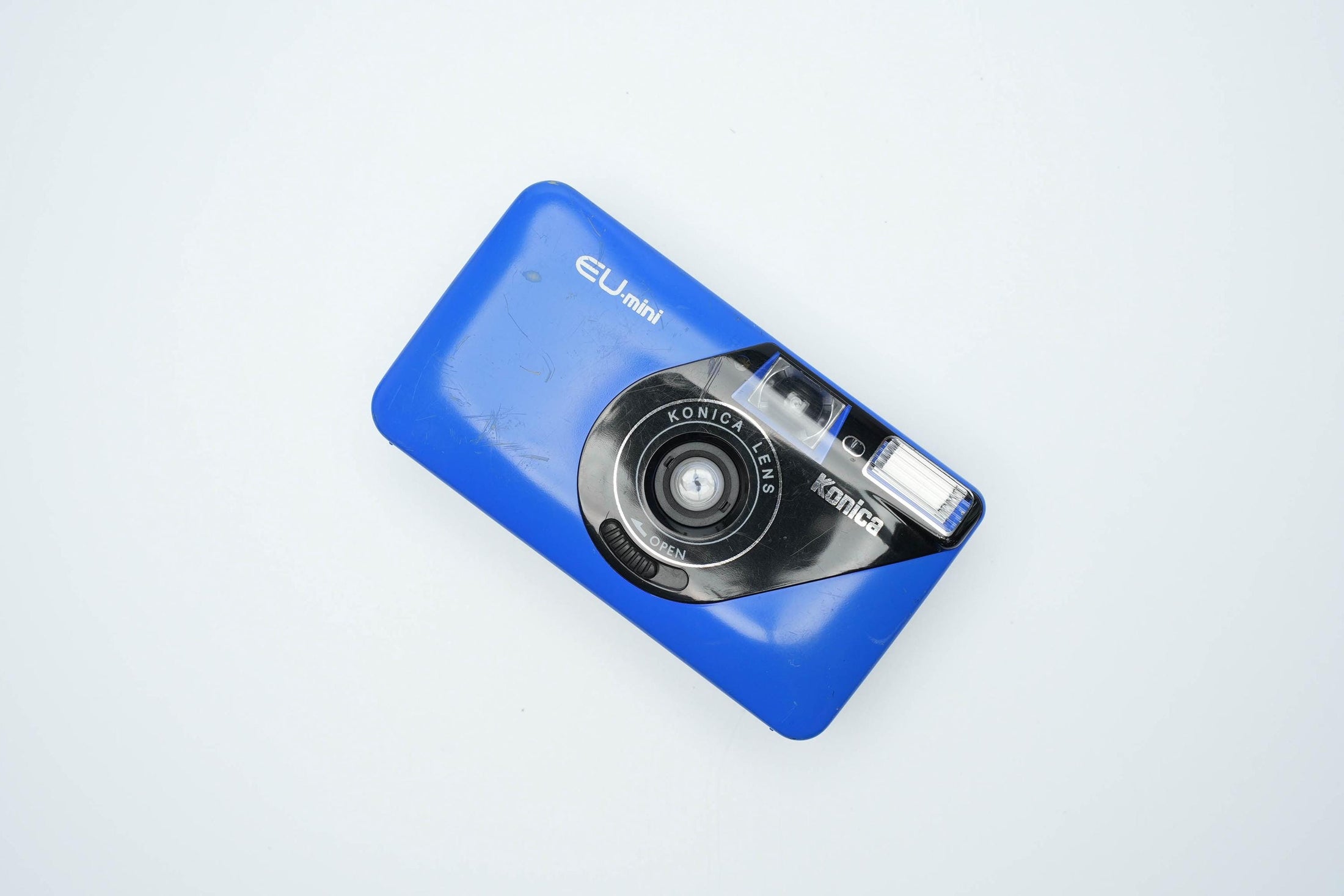 Konica EU-Mini - Compact 35mm Point-and-Shoot Camera in Iconic Blue