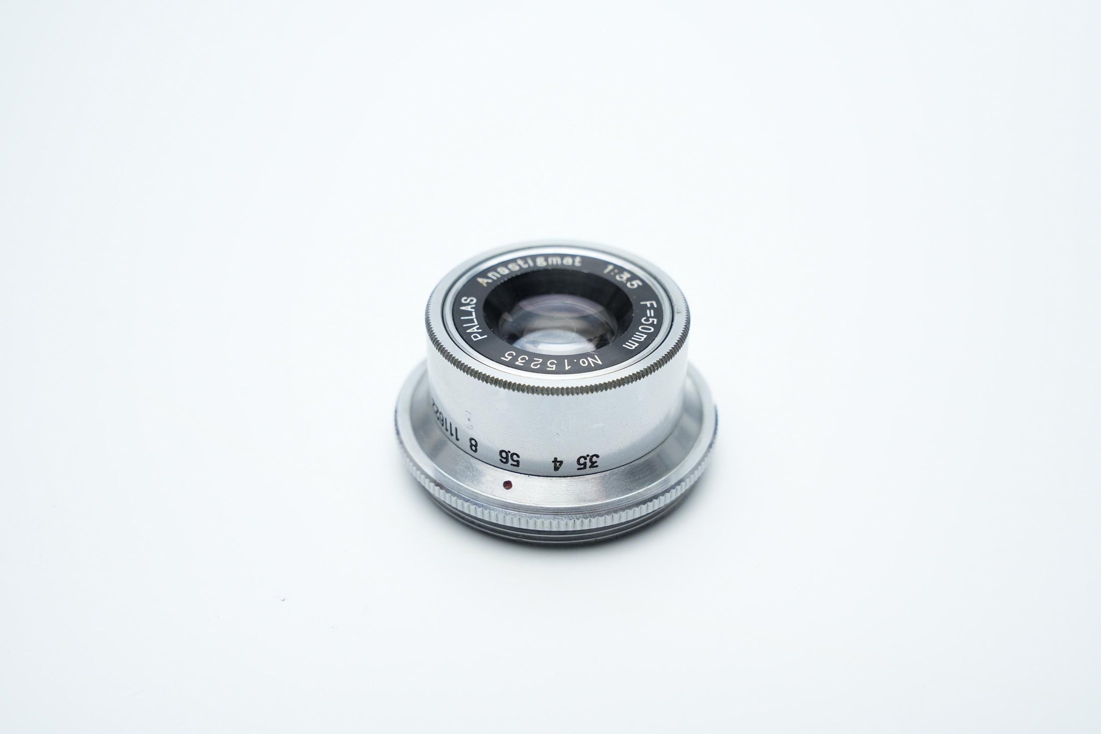 Vintage Pallas Anastigmat 50mm F3.5 Lens - Rare and Elegant Design