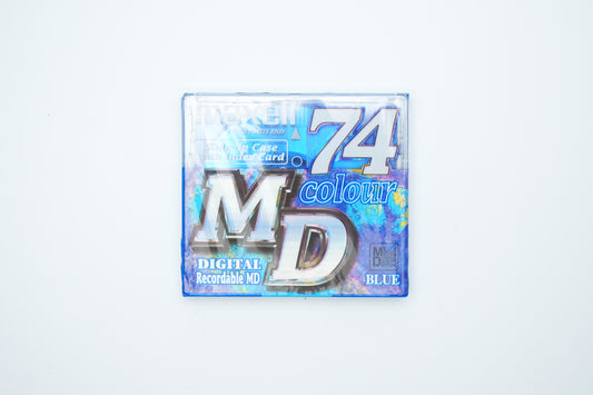 Maxell MiniDisc 74 minutes Blue – Digital Recordable MD New in Packaging – Vintage Audio Storage