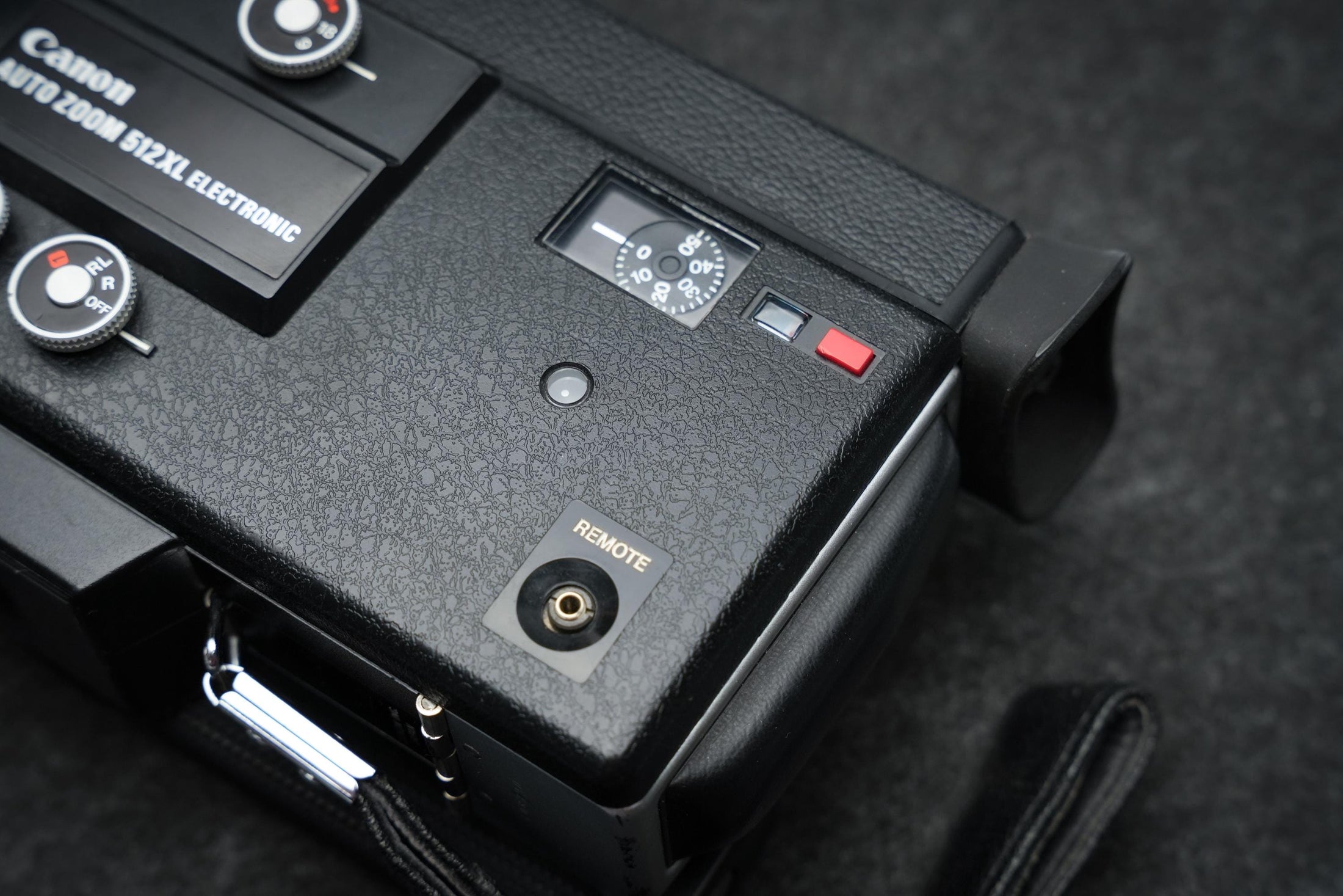 Canon Auto Zoom 512XL Electronic – Super 8 Filmcamera – 1975 – Zwart – XL Systeem – Macro Lens – Voor Filmmakers & Verzamelaars