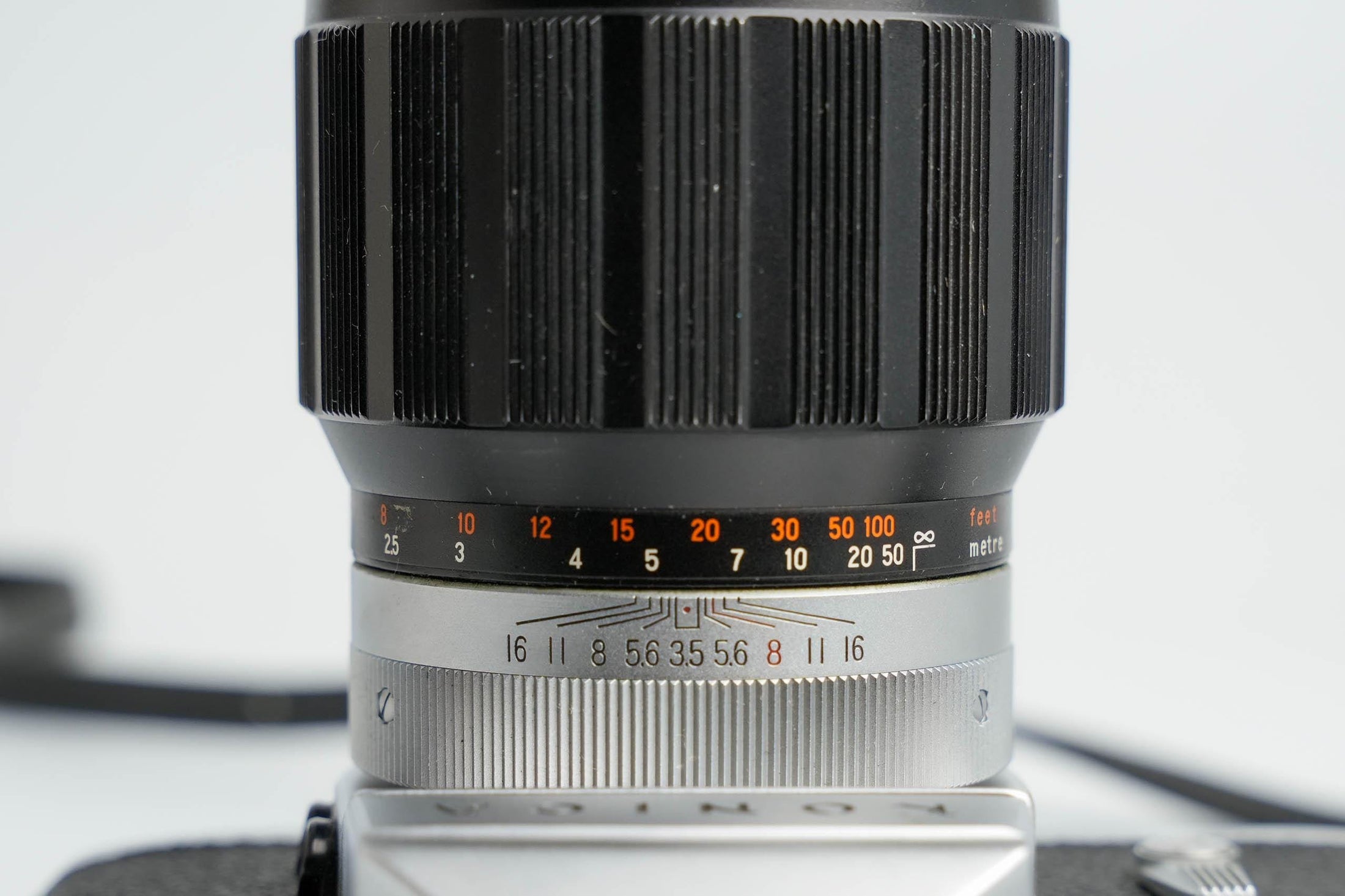 Konica FP – Classic 35mm SLR with Hexanon 135mm f/3.5 Lens – Tested and Working
