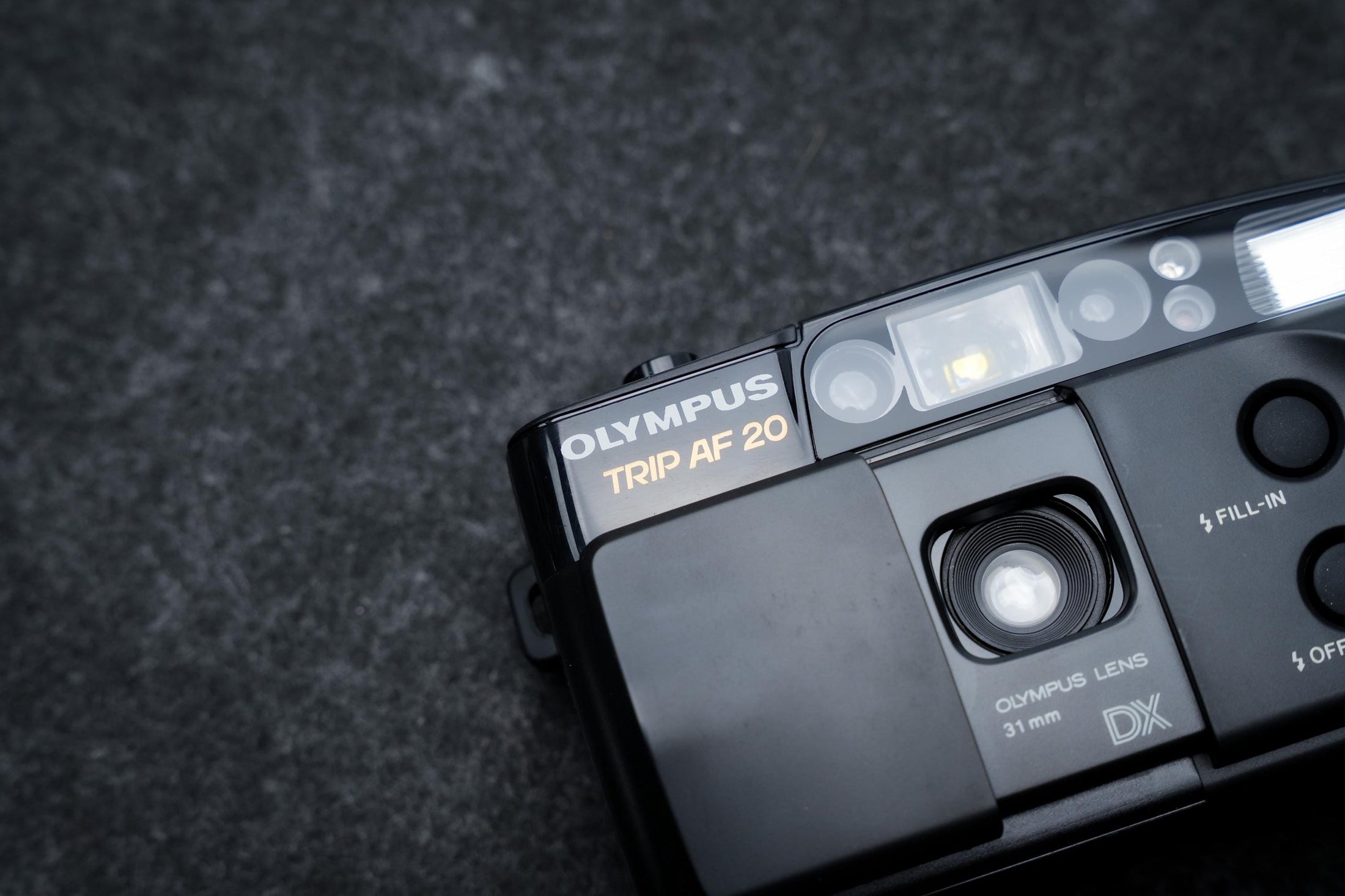 Olympus Trip AF 20 + gratis 35mm film – 35mm compact camera – 1995 – nieuw in doos, old stock, getest