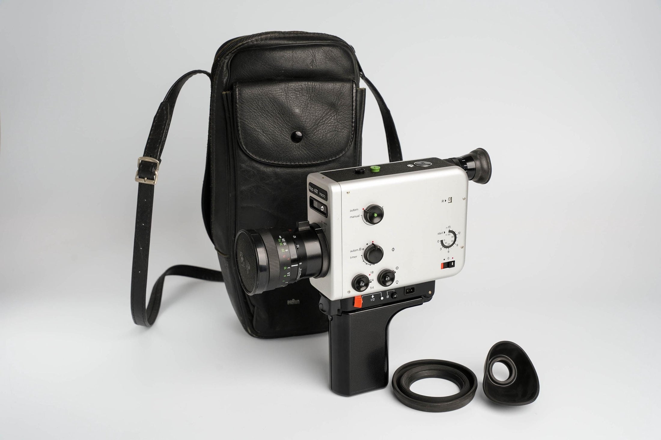 Braun Nizo 481 Macro Super 8 Camera – Fully Functional, f/1.8 Lens (8-48mm)