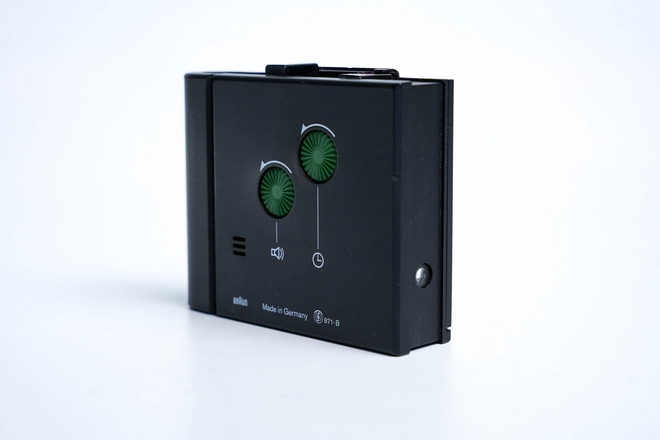 Braun 4784 / AB 313 SL – Vintage reiswekker | Dieter Rams designicoon | Goed werkend