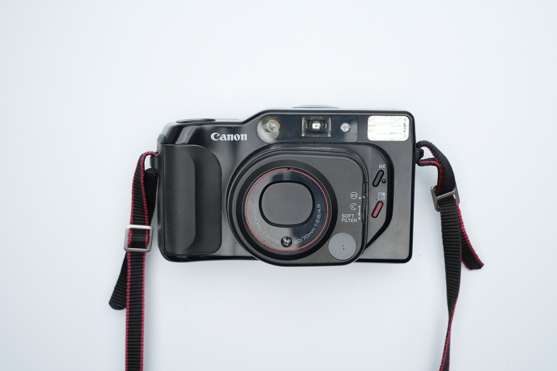 Canon Top Twin - 35mm Film Camera | Retro Compact with Zoom and Soft Focus Filter