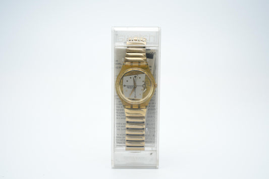 Swatch GK184 "Mannequin" Unisex Vintage Watch – Limited Edition, Flexible Strap, Swiss Quartz, 1995