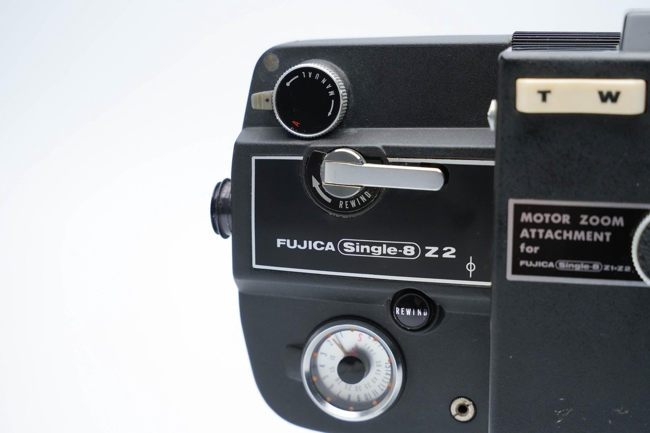 Fujica Single-8 Z2 with Motor Zoom Attachment – Vintage Super 8 Film Camera