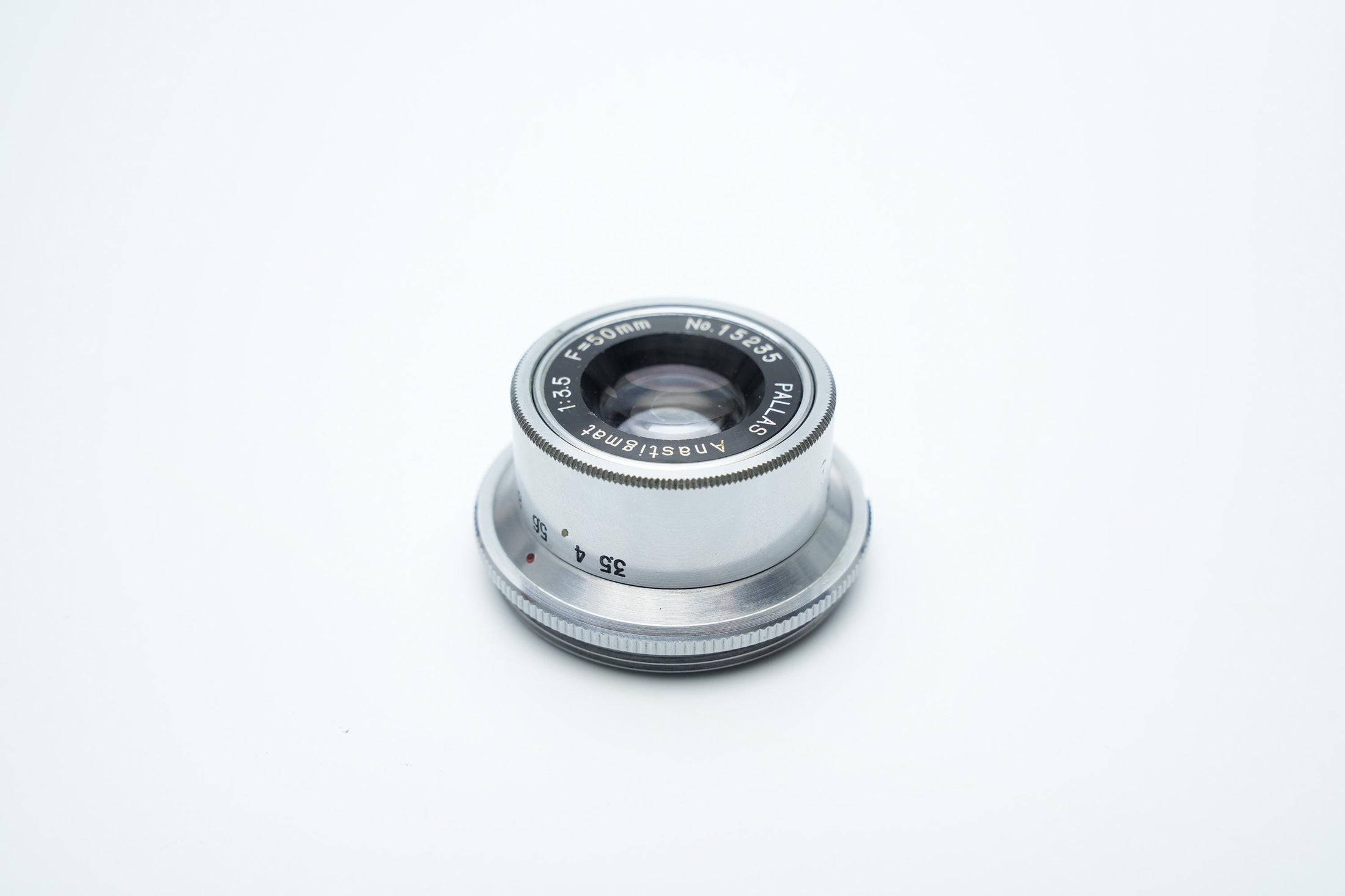 Vintage Pallas Anastigmat 50mm F3.5 Lens - Rare and Elegant Design