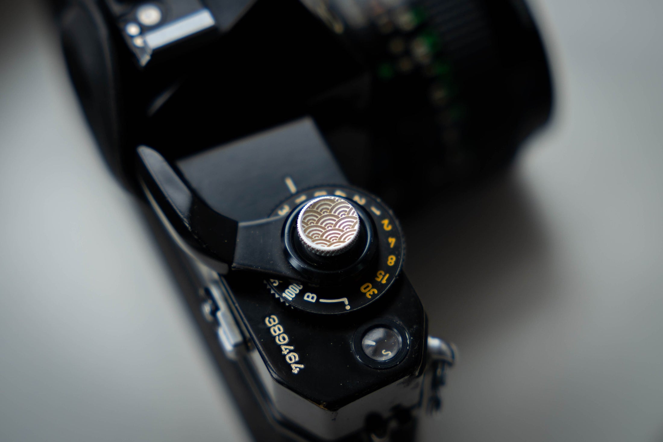 Handmade Engraved Relax Button – Vintage & Modern Camera Accessory
