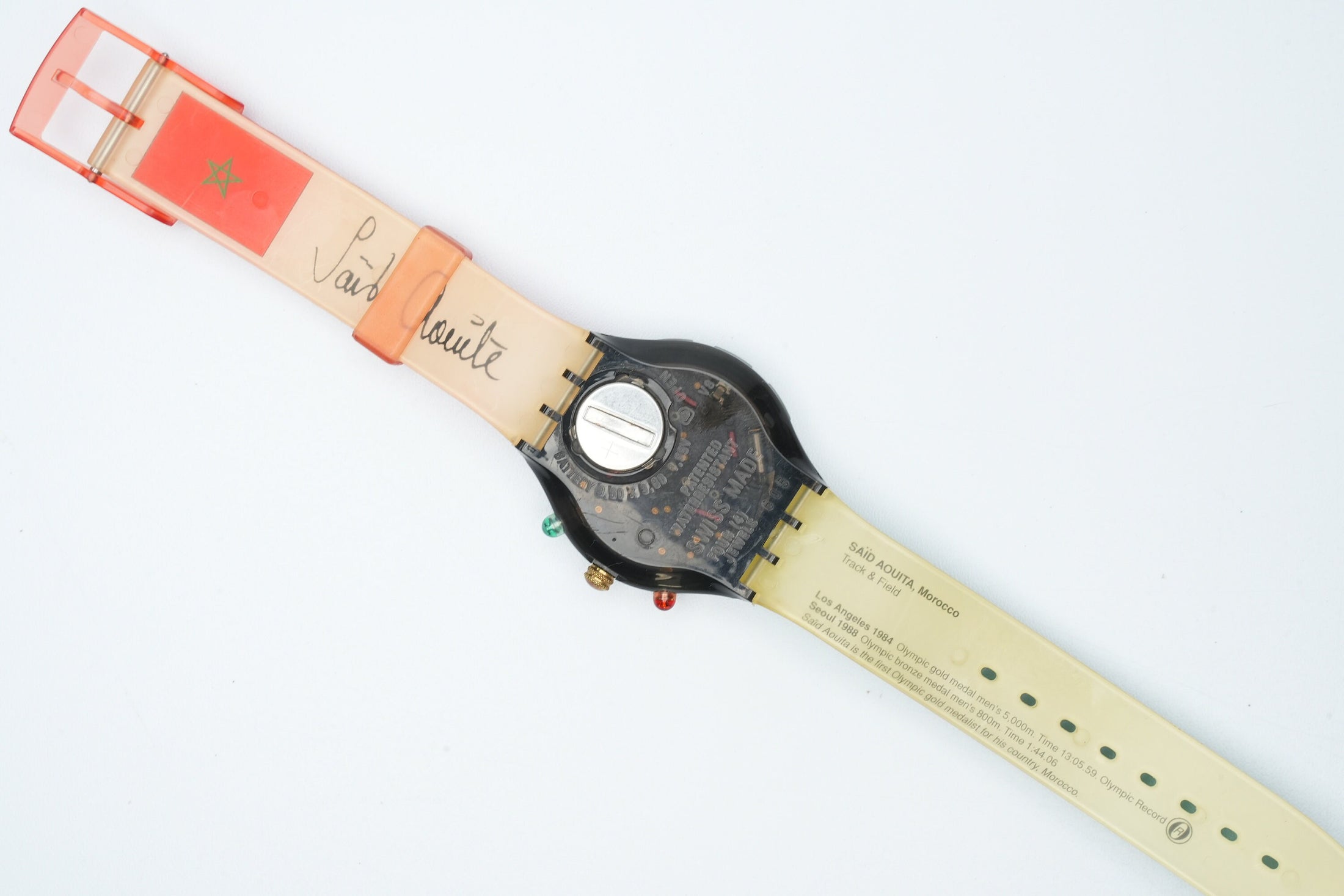 Swatch Said Aouita SEZ101 Scuba 200 Chrono 38mm Olympic Special Atlanta 1996