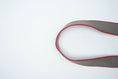 Load image into Gallery viewer, Vintage Canon camera strap gray with red | Vintage cameraband | Canon 80s
