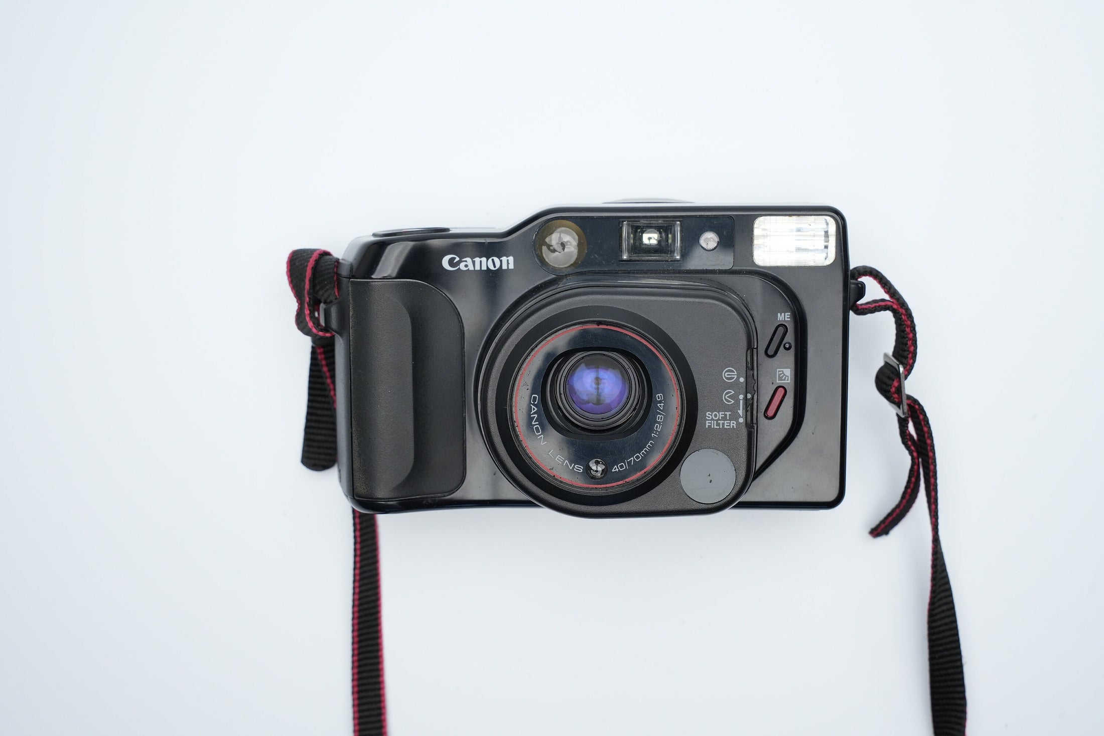 Canon Top Twin - 35mm Film Camera | Retro Compact with Zoom and Soft Focus Filter