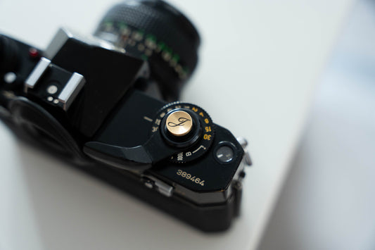 Personalize your camera with a unique laser engraved shutter button!
