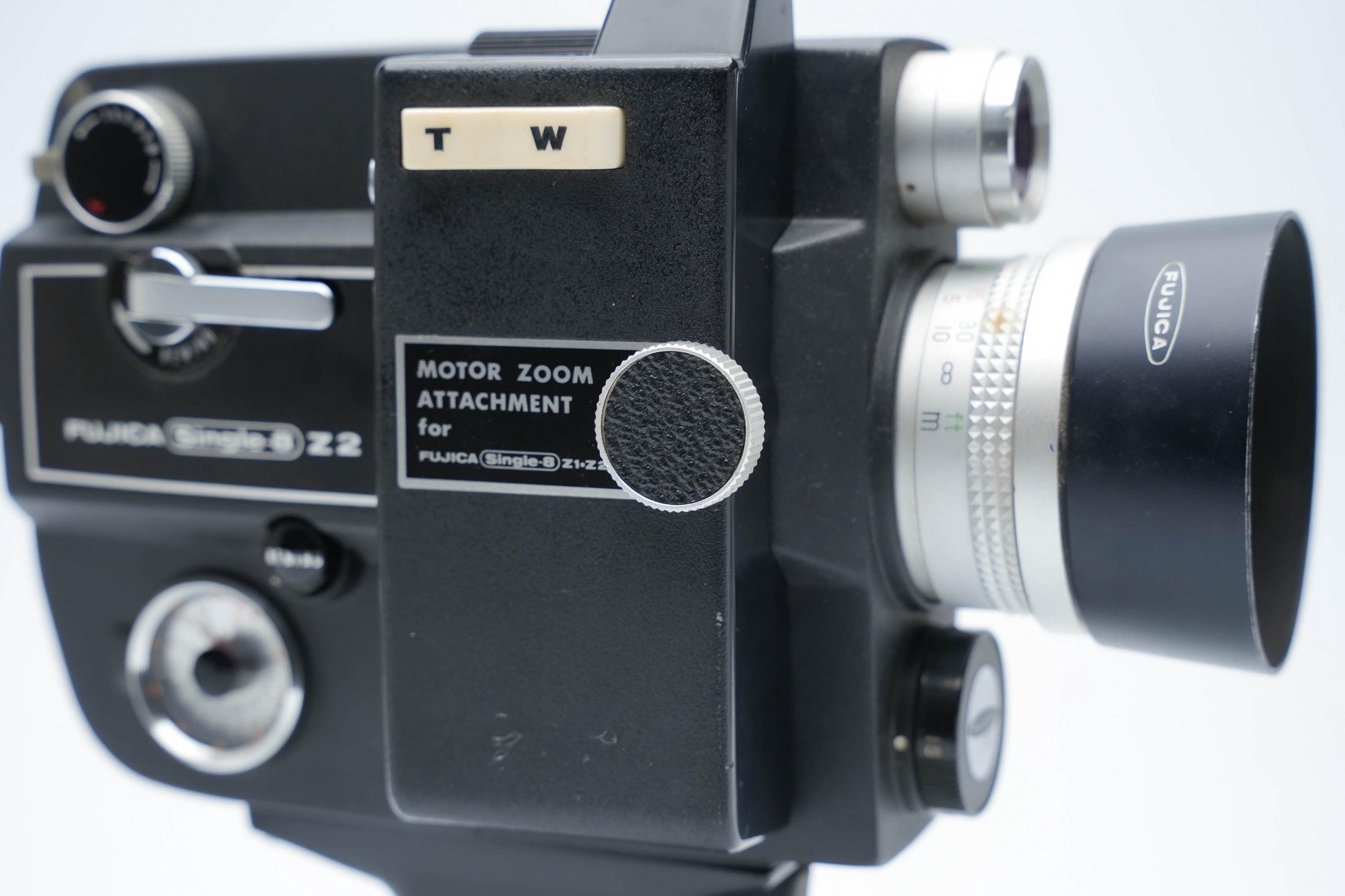 Fujica Single-8 Z2 with Motor Zoom Attachment – Vintage Super 8 Film Camera