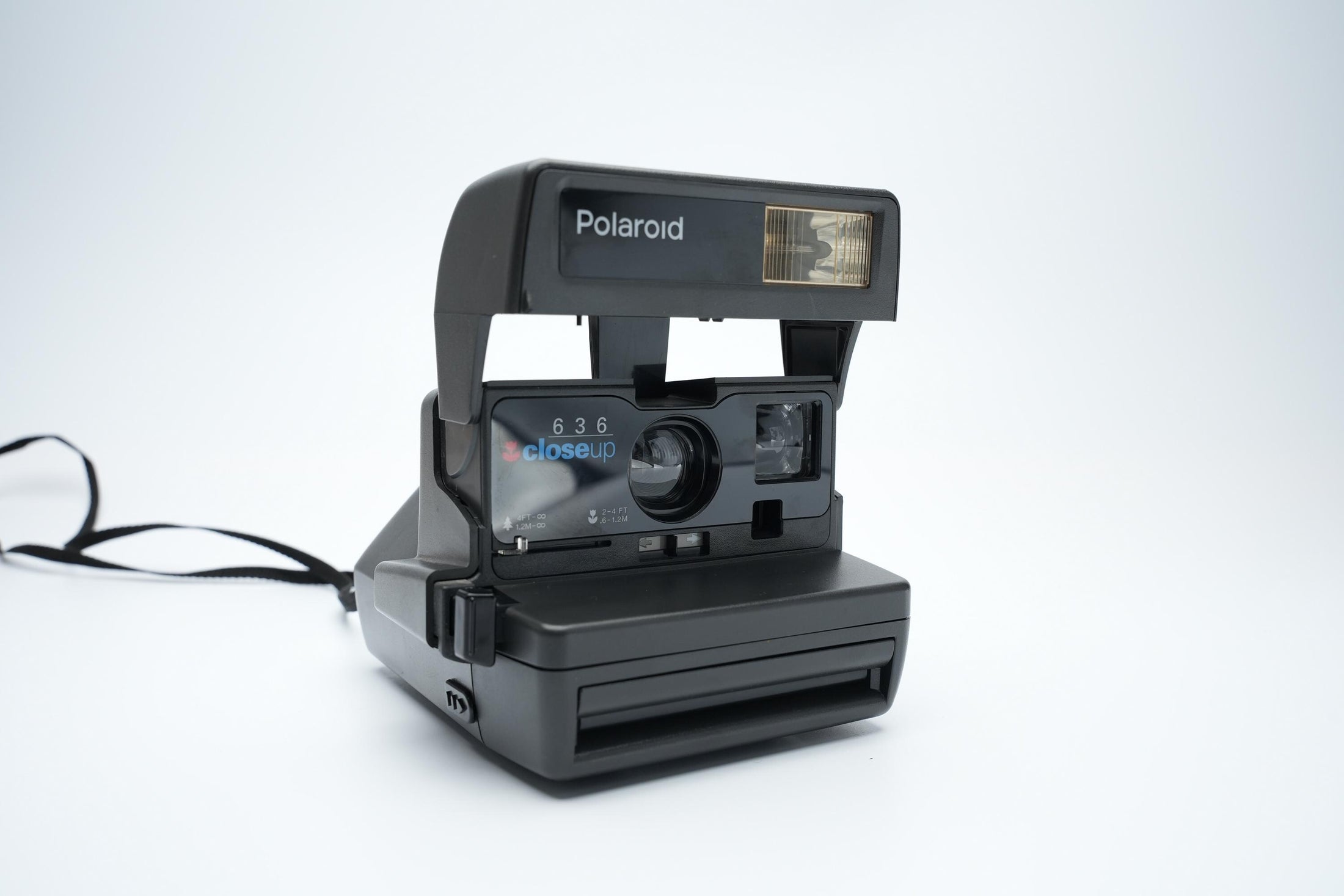 Polaroid CloseUp 636 Instant Camera - Stylish Vintage Instant-Ready Camera from the 1980s
