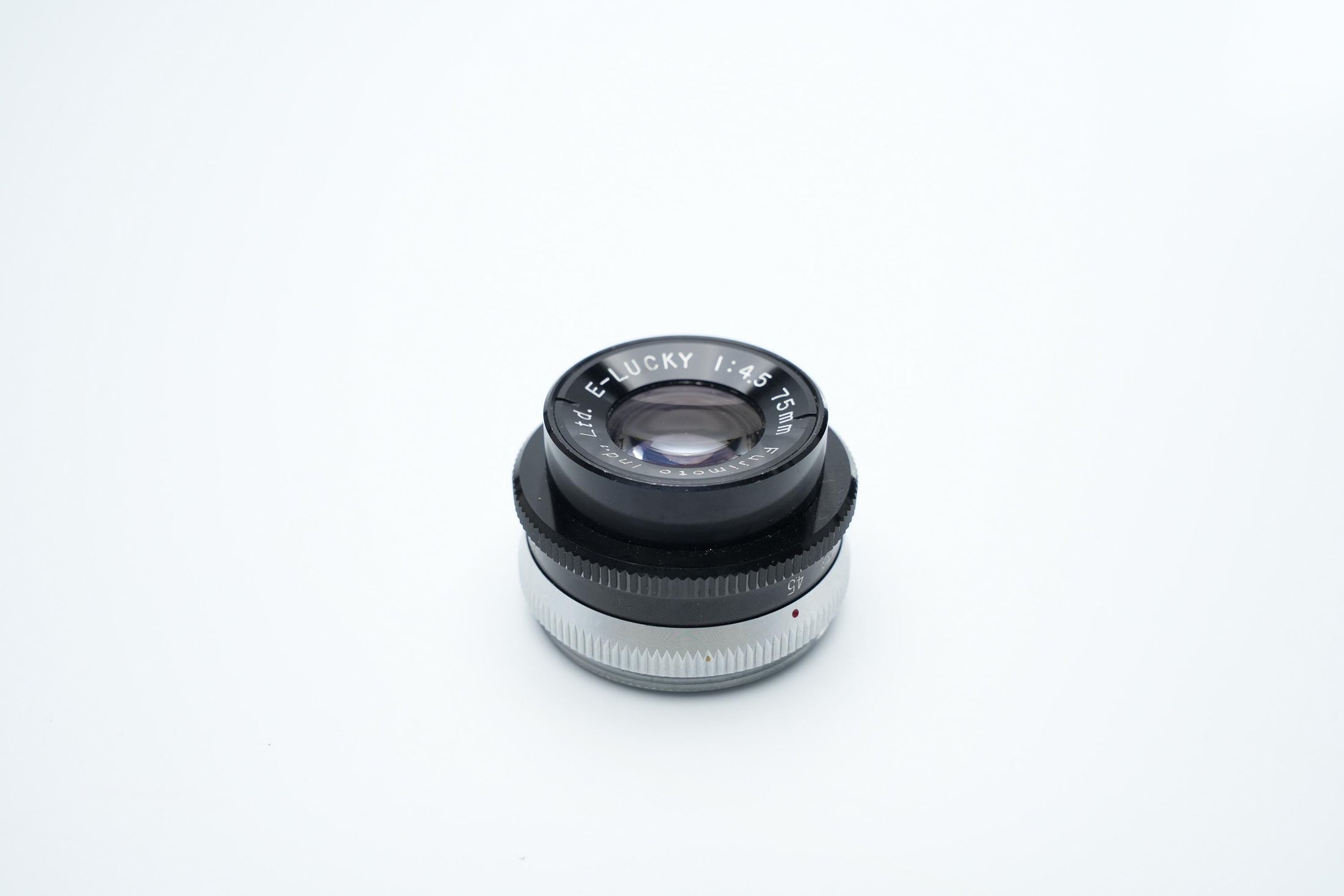 Fujimoto E-Lucky 75mm F4.5 Lens - Vintage Japanese Optics in Excellent Condition