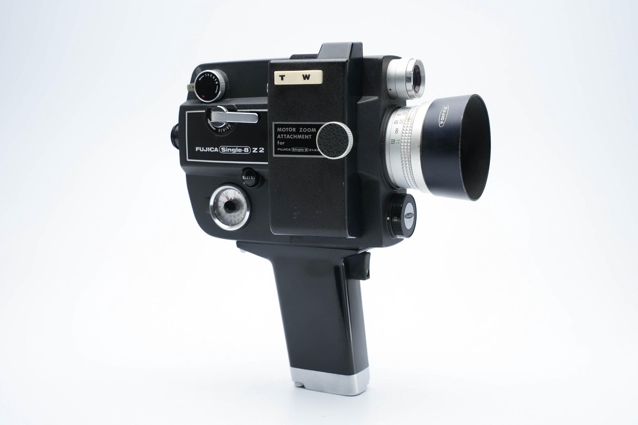 Fujica Single-8 Z2 with Motor Zoom Attachment – Vintage Super 8 Film Camera