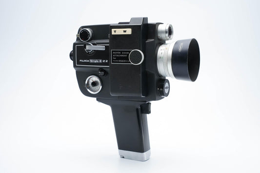 Fujica Single-8 Z2 with Motor Zoom Attachment – Vintage Super 8 Film Camera