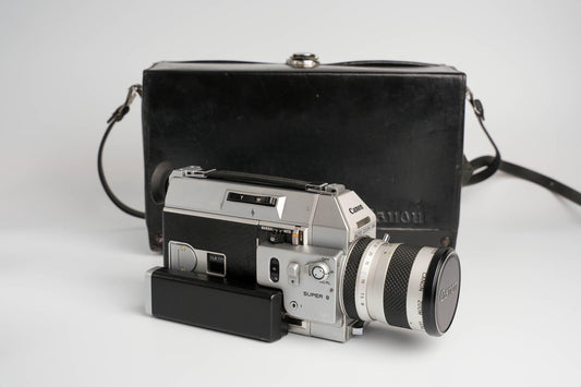 Canon Auto Zoom 814 Super 8 Camera – f/1.4 Lens (7.5-60mm), Fully Working