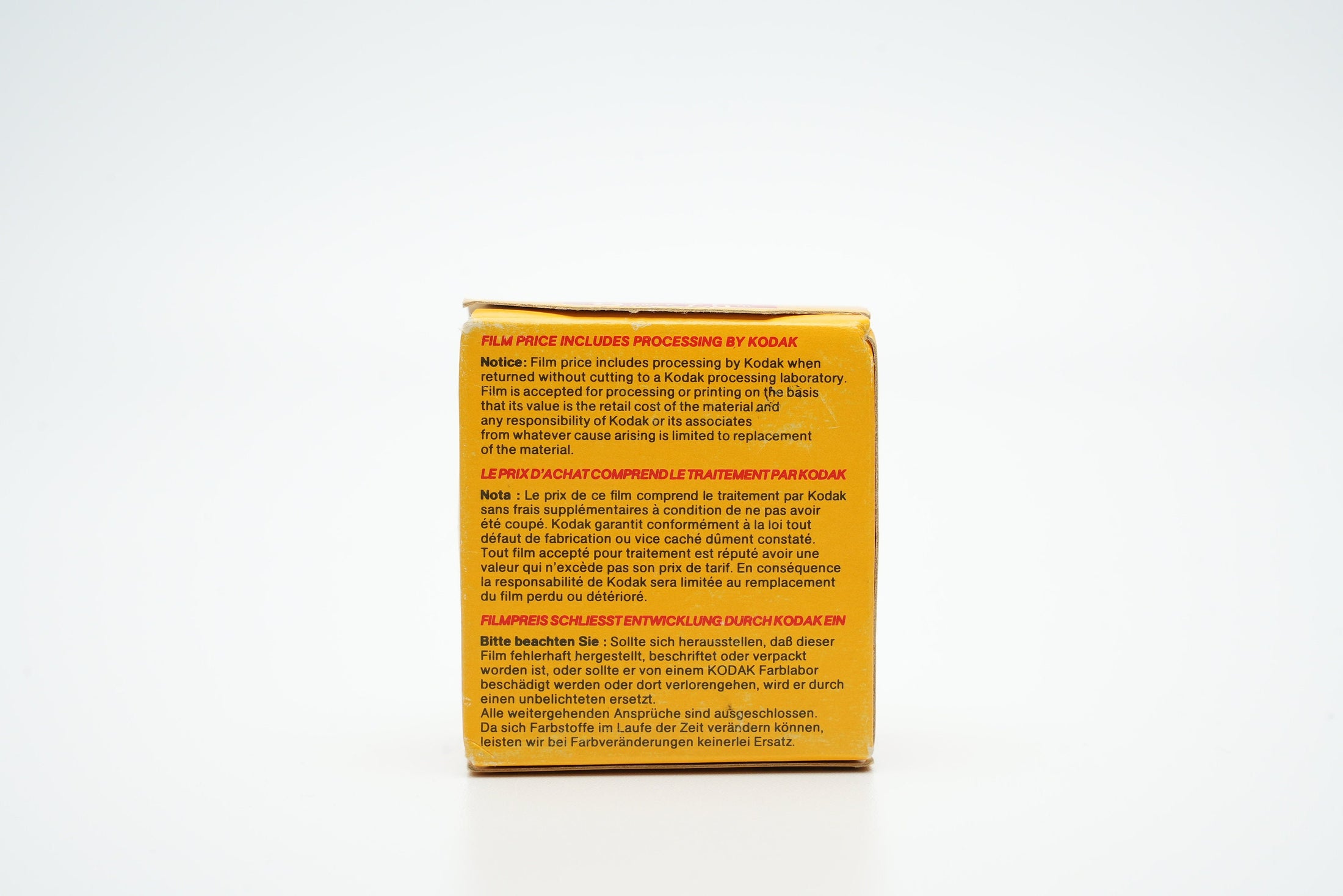 Kodachrome 25 - expired in 1984