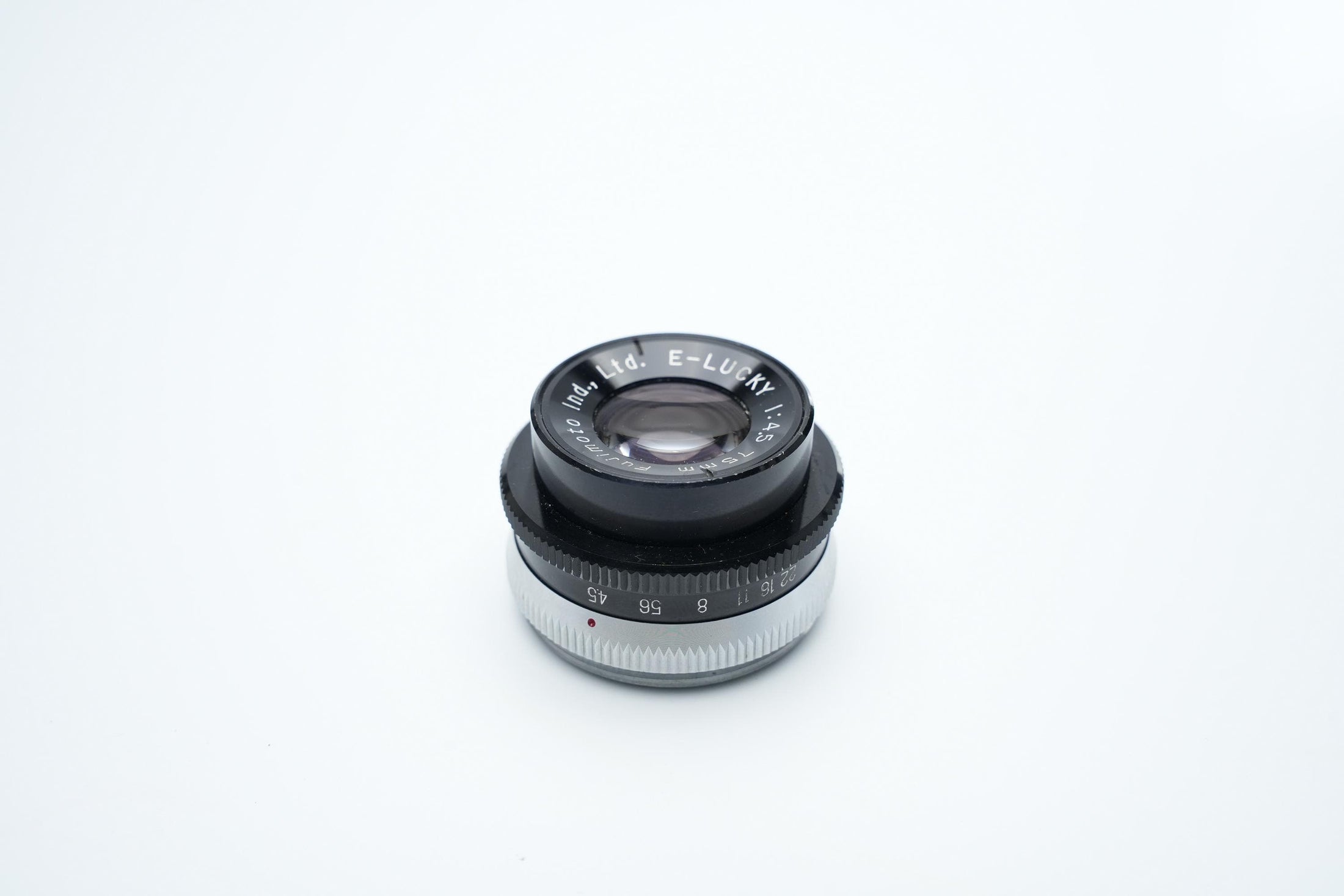 Fujimoto E-Lucky 75mm F4.5 Lens - Vintage Japanese Optics in Excellent Condition