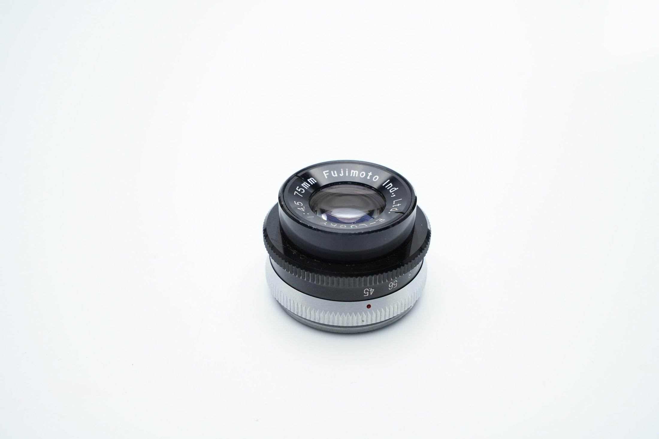 Fujimoto E-Lucky 75mm F4.5 Lens - Vintage Japanese Optics in Excellent Condition