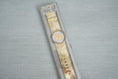 Load image into Gallery viewer, Vintage Pop Swatch "Guinevere" PWK169 – Unique Golden Design from 1992
