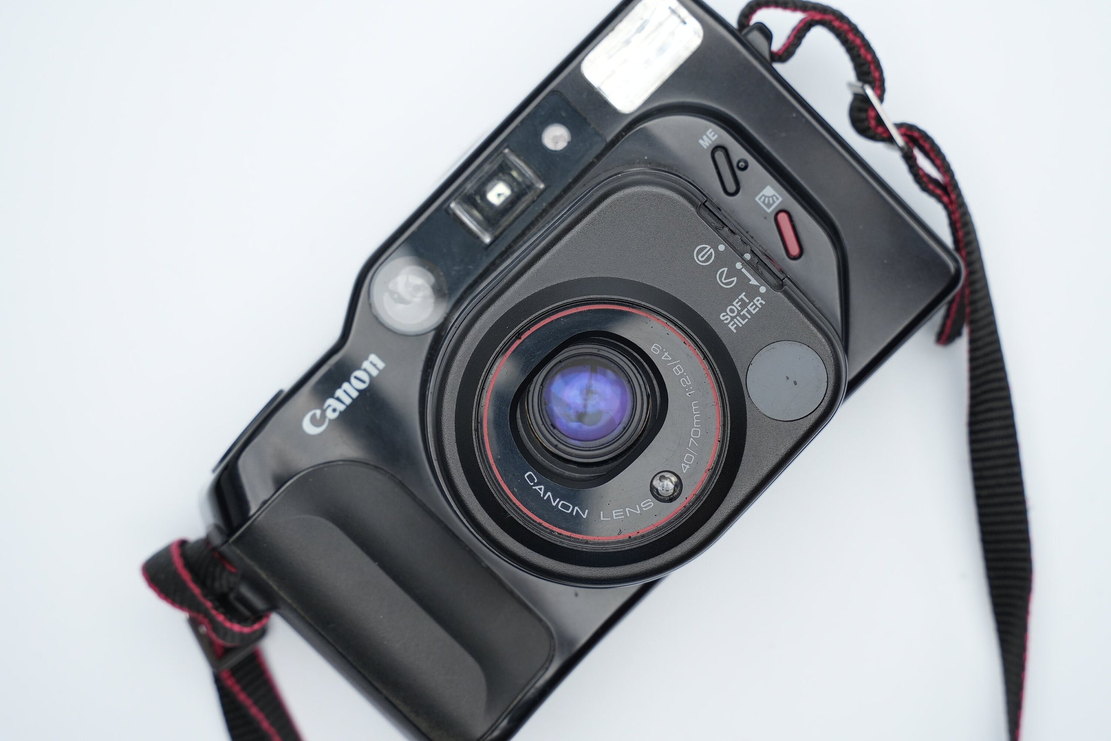Canon Top Twin - 35mm Film Camera | Retro Compact with Zoom and Soft Focus Filter