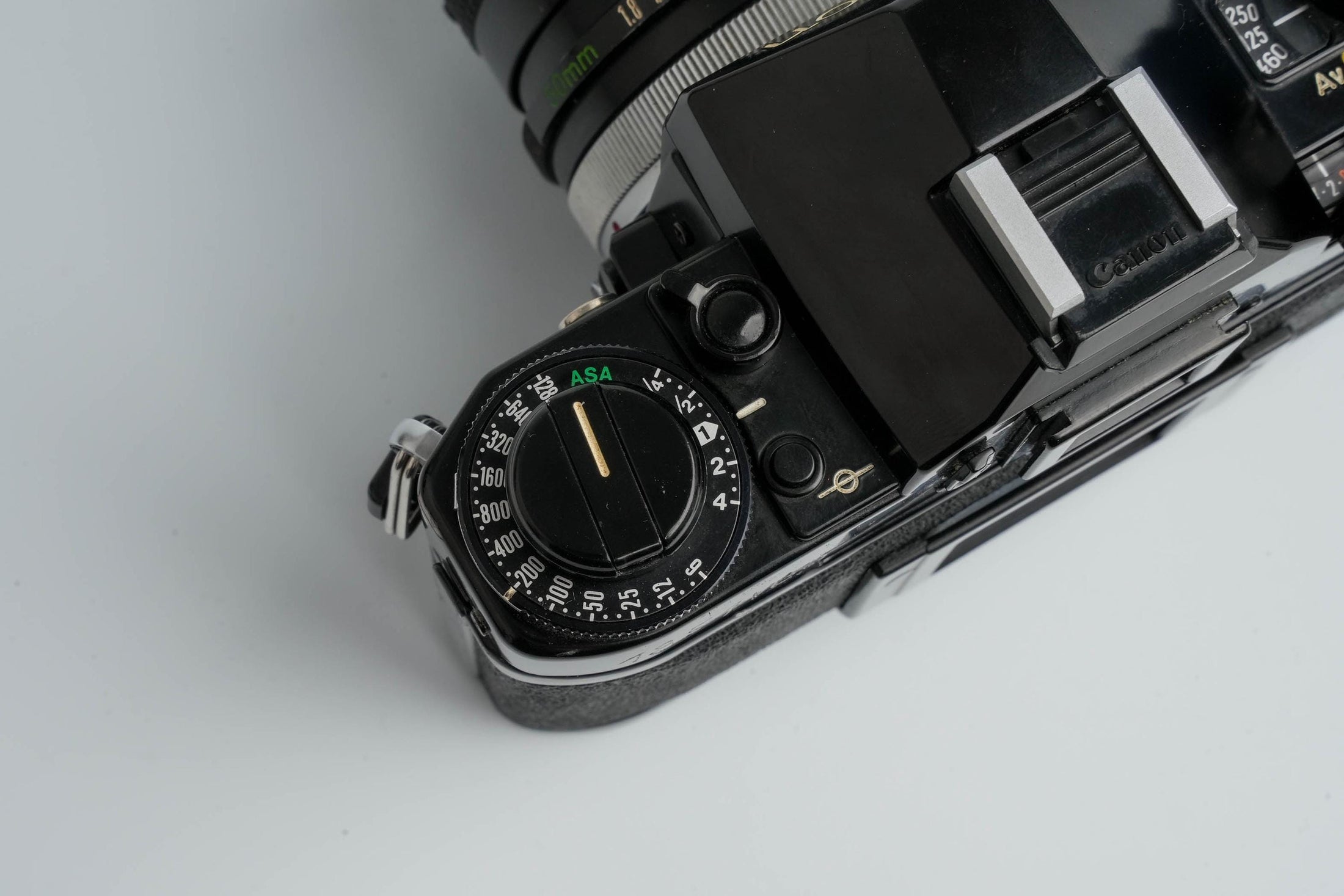Canon A-1 Black – Vintage 35mm SLR with Canon FD 50mm f/1.8 Lens – Tested and Working
