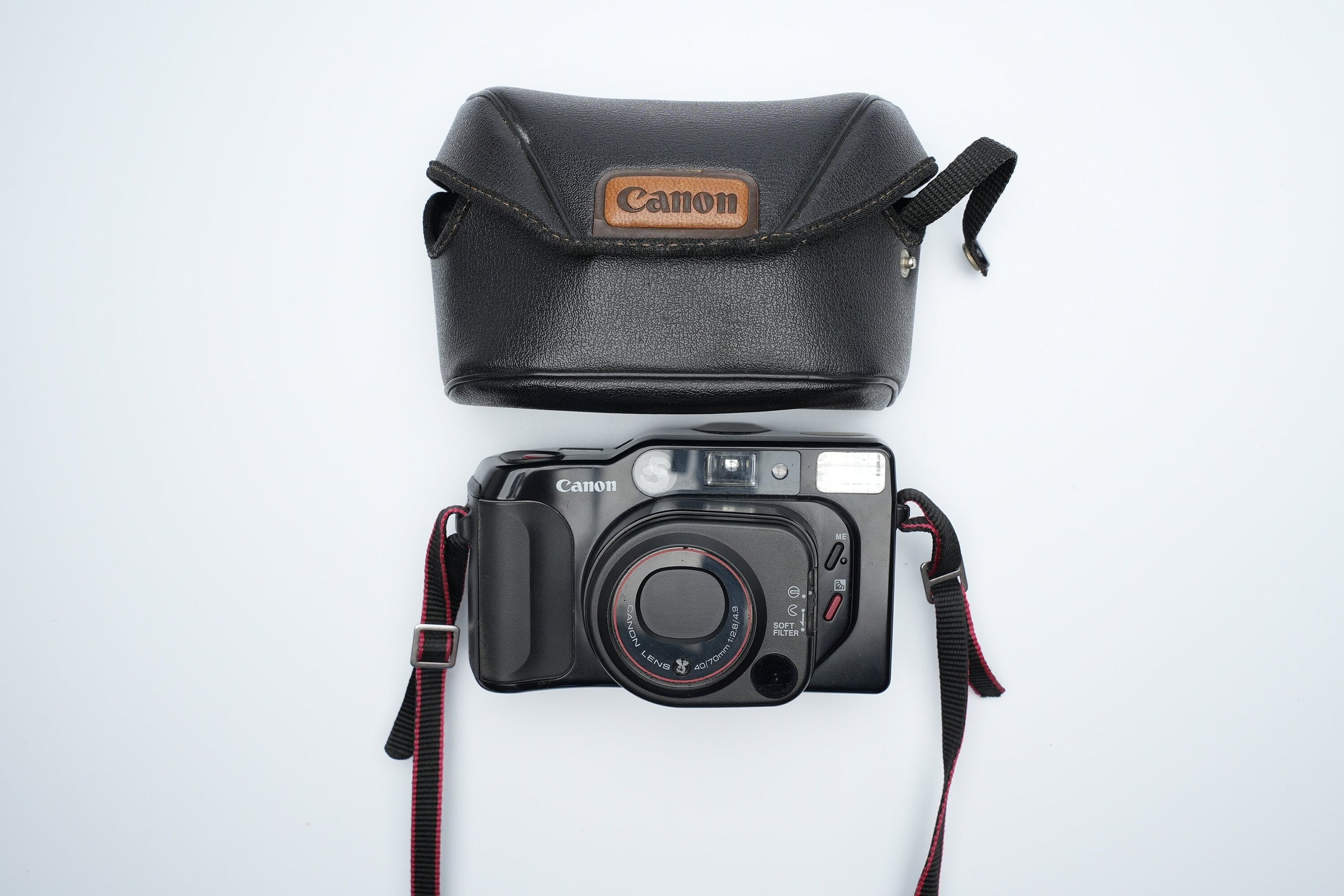 Canon Top Twin - 35mm Film Camera | Retro Compact with Zoom and Soft Focus Filter