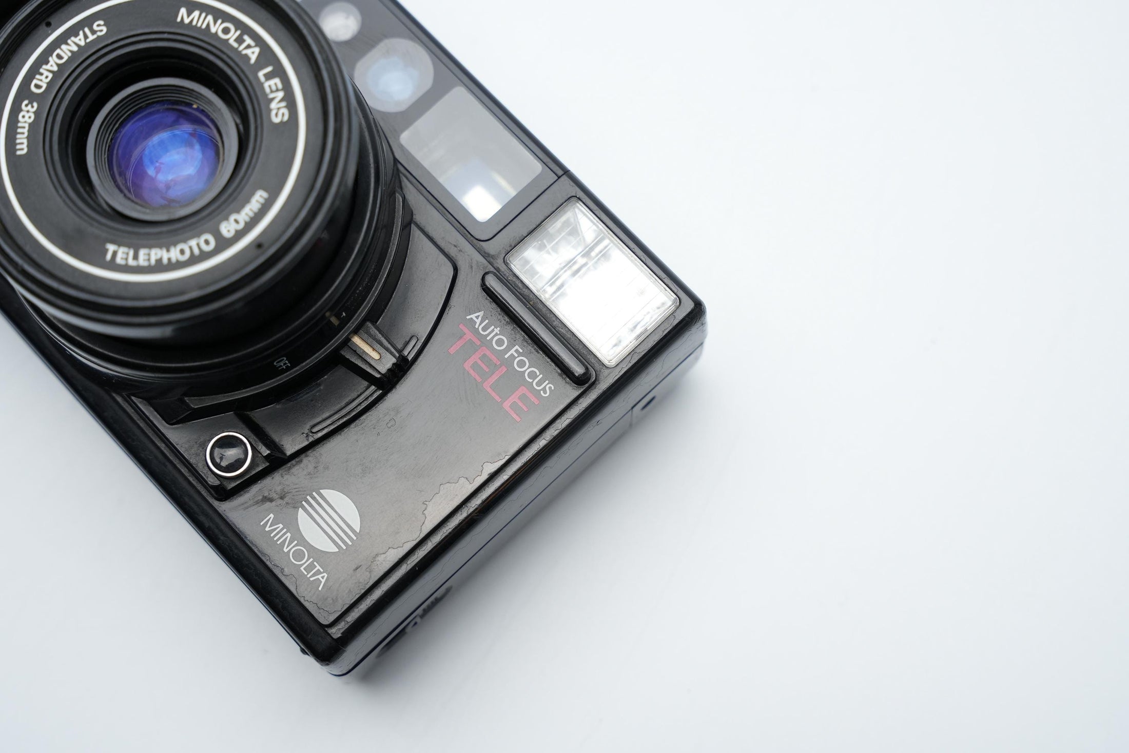 Minolta Auto Focus Tele - Classic Dual-Lens Point-and-Shoot Camera