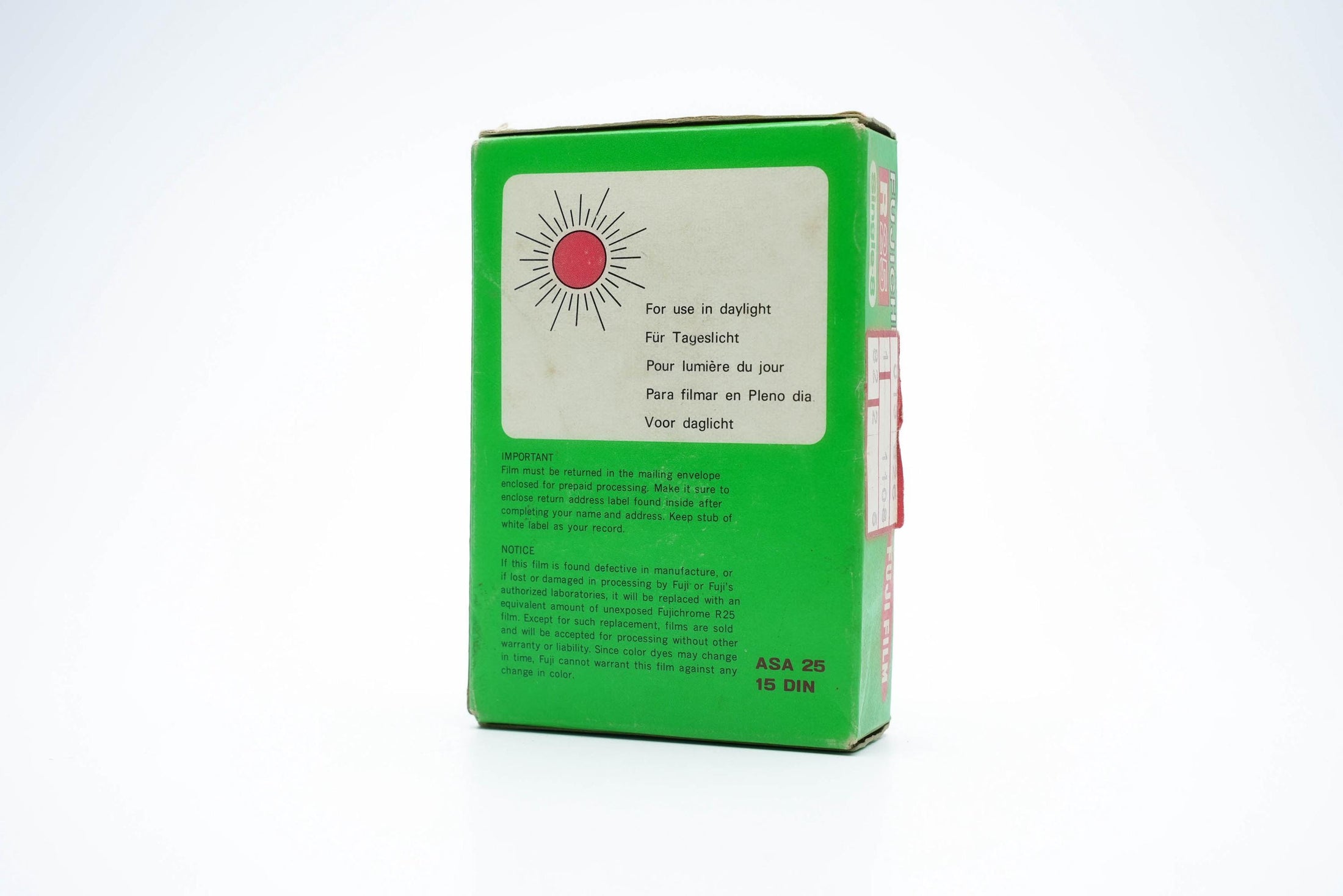 Fujifilm Fujichrome R25 Single-8 Color Film – Rare Vintage Film