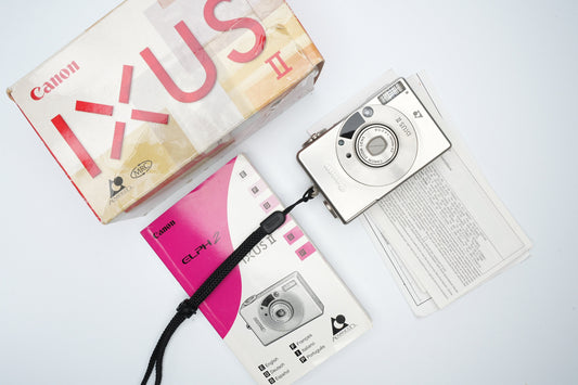 Canon IXUS II (ELPH 2) | Aps film Compact Point-and-Shoot Camera | Including Original Box and Manual