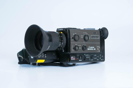 Canon 814 XL-S Super 8 Camera – Fully Working | Including Sunshade and Carry Strap
