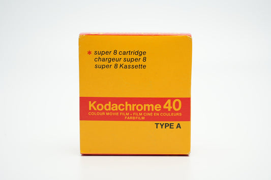 Expired Kodachrome 40 TYPE A - Super 8 color movie film