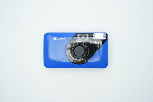 Konica EU-Mini - Compact 35mm Point-and-Shoot Camera in Iconic Blue