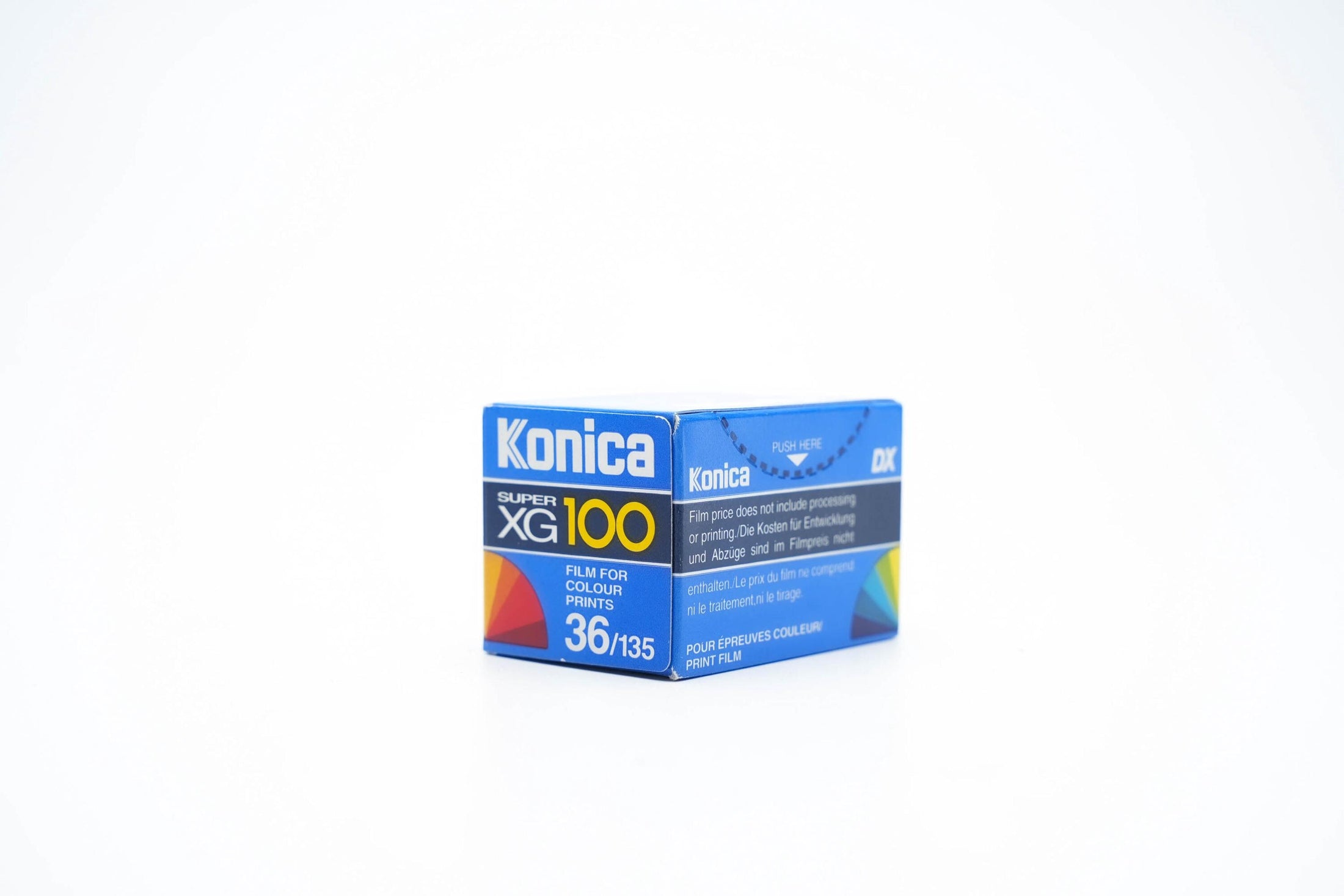Konica Super XG 100 – 35mm Color Negative Film (36 exposures) | Vintage Analog Film