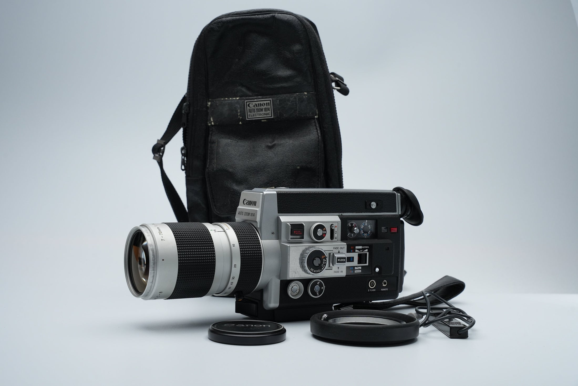 Canon Auto Zoom 1014 Electronic Super 8 Camera | Vintage Film Camera with 10x Zoom and Macro Lens | Fully Working with Original Carrying Bag