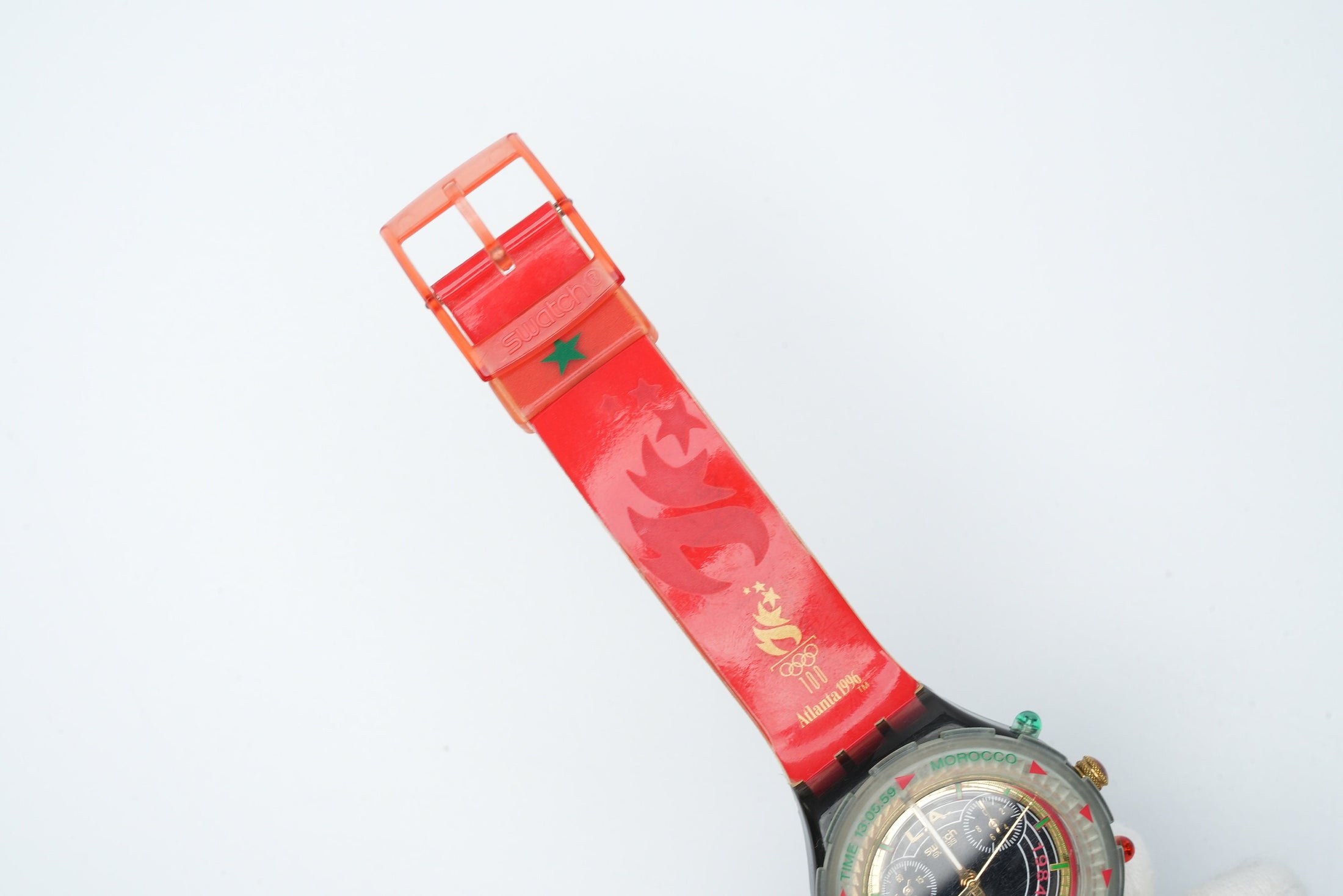 Swatch Said Aouita SEZ101 Scuba 200 Chrono 38mm Olympic Special Atlanta 1996