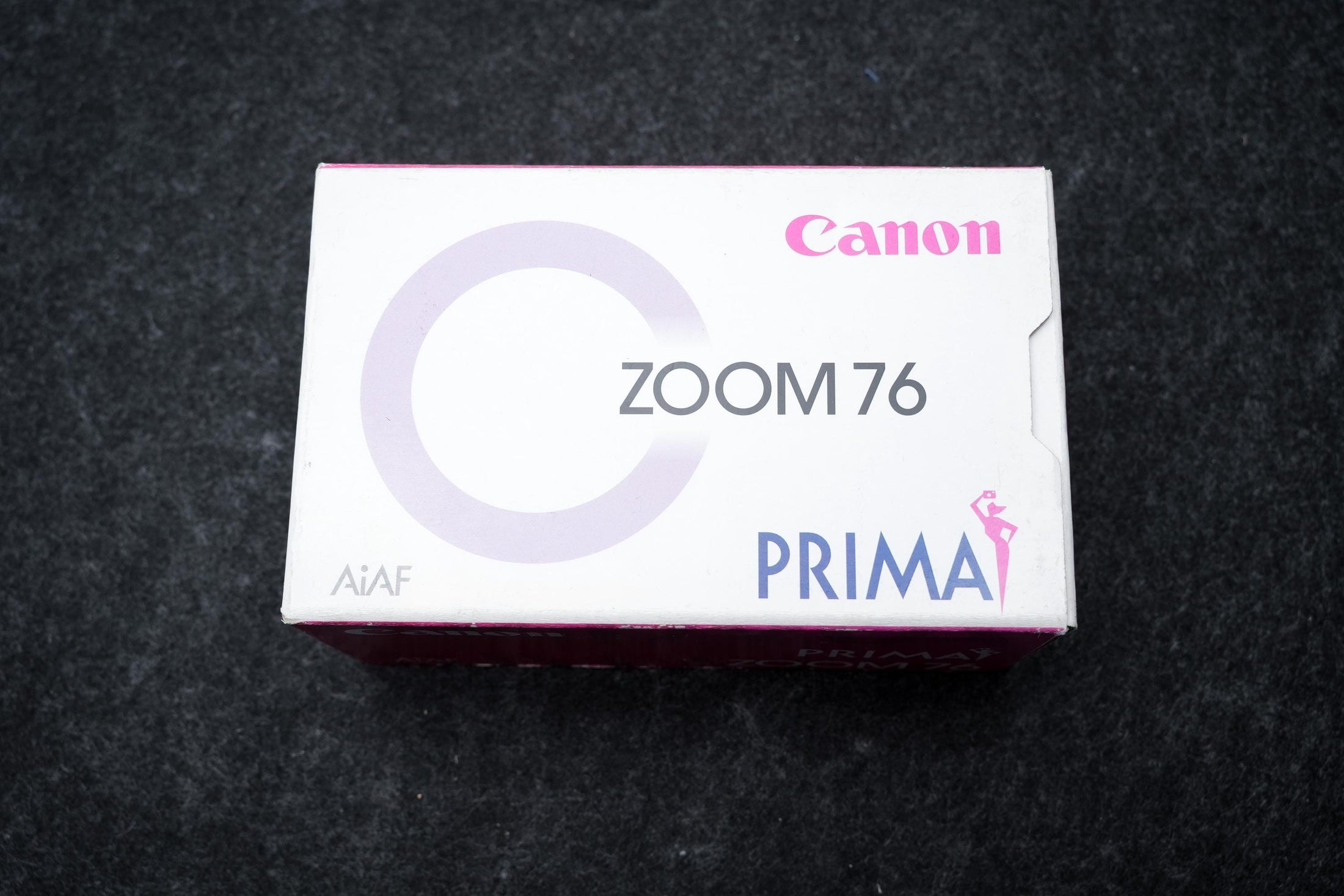 Canon Prima Zoom 76 + gratis 35mm film – 35mm point-and-shoot camera – 1999 – nieuw in doos, old stock