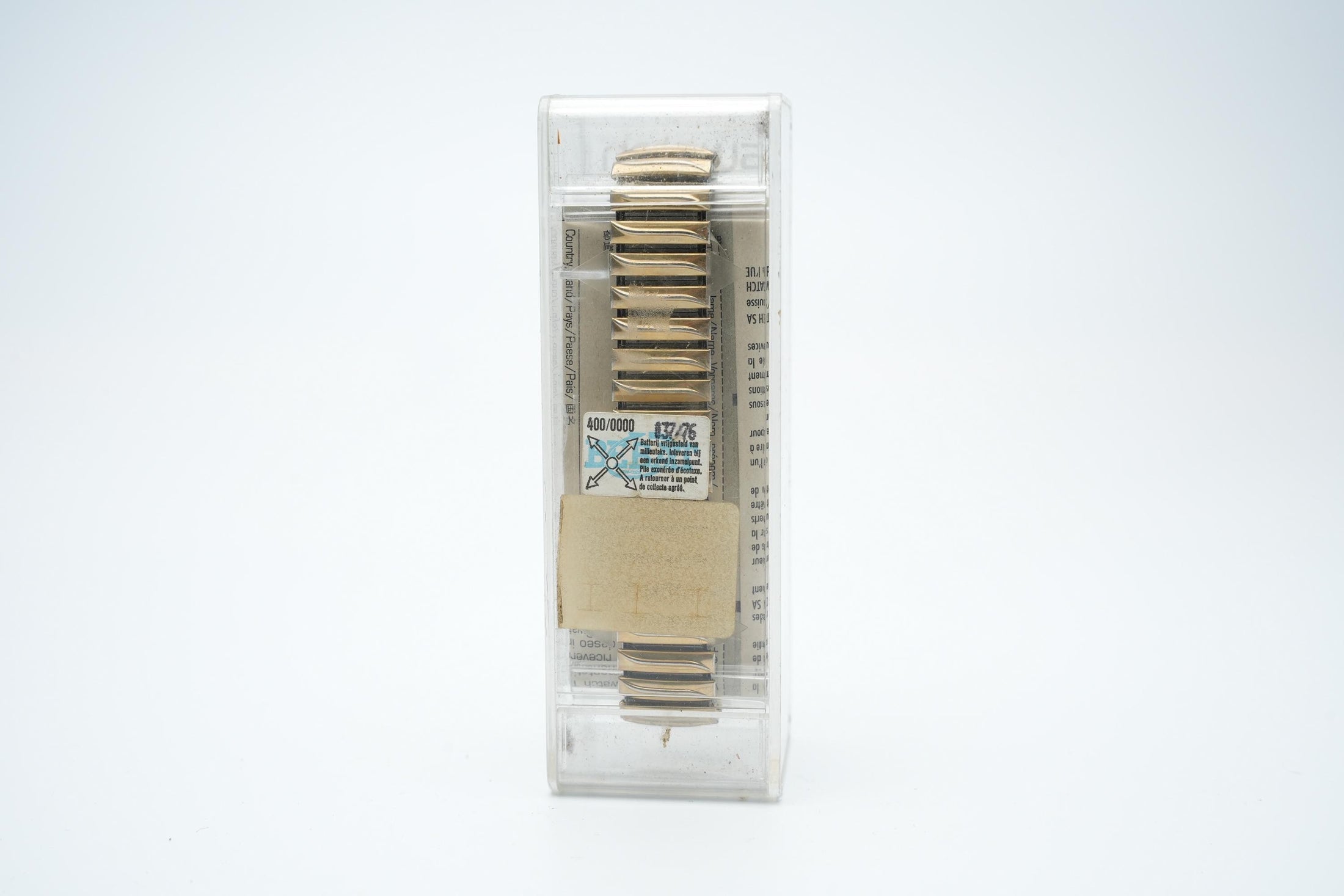 Swatch GK184 "Mannequin" Unisex Vintage Watch – Limited Edition, Flexible Strap, Swiss Quartz, 1995