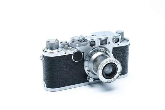 Leica IIIc 570404 – meetzoekercamera – jaren 1940 – Leitz Elmar 50mm f/3.5