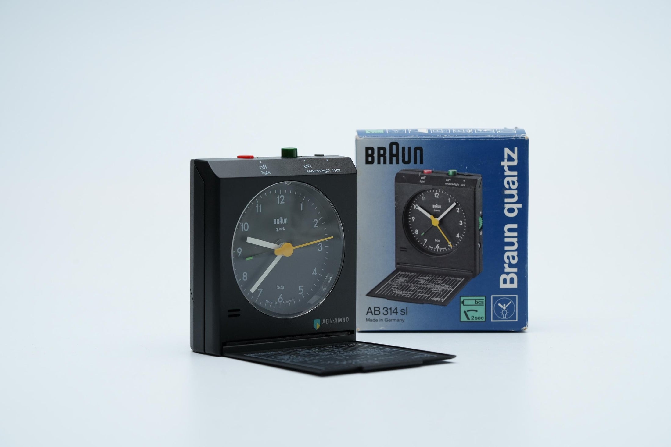 Braun AB 314 SL Quartz Reisklok – Exclusieve ABN Amro Uitgave, Made in Germany
